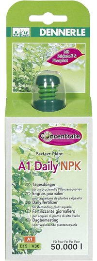 DENNERLE Perfect Plant A1 Daily NPK ежедневный биогенный комплекс (для 25000л) 50мл - Кликните на картинке чтобы закрыть
